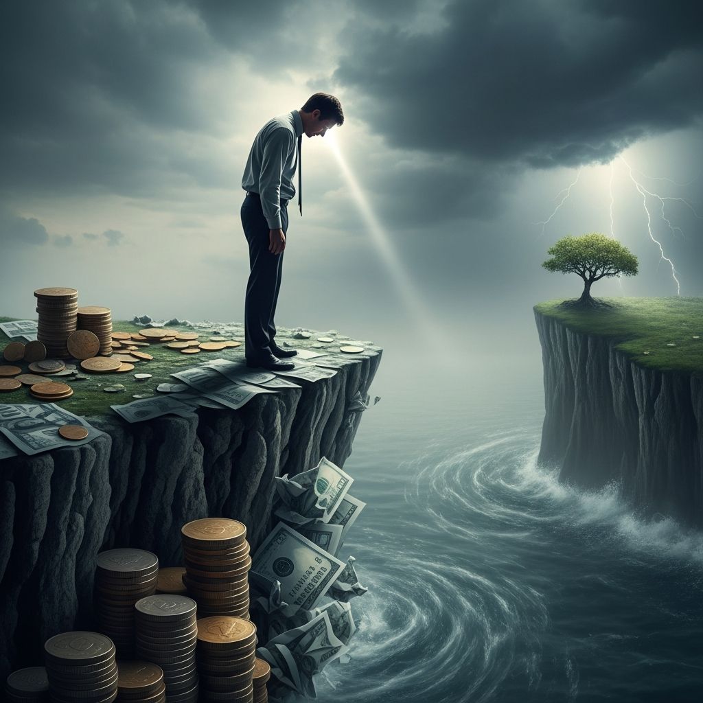 Explore how financial hardship increases suicide risk and what interventions can help prevent tragedy.