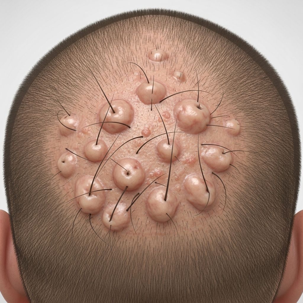 Understanding folliculitis keloidalis: causes, symptoms, diagnosis, and effective treatments for this chronic scalp condition.