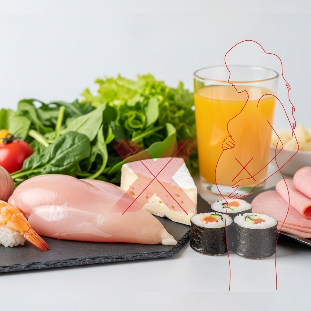 Essential guide to safer eating during pregnancy: Avoid Listeria, Salmonella, and other foodborne risks to protect you and your baby.