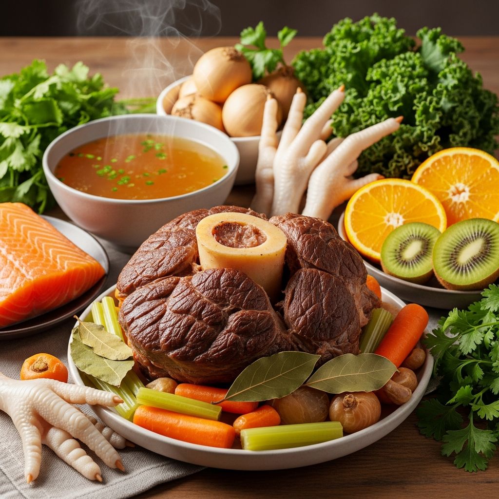 Boost your collagen intake naturally with these nutrient-rich foods that support skin, joint, and bone health effectively.
