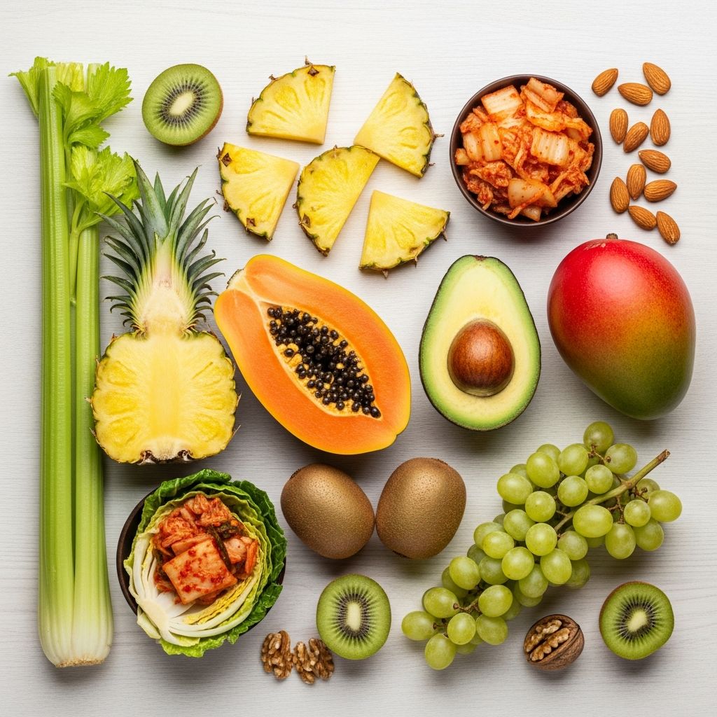 Boost your digestion naturally with these enzyme-rich foods like pineapple, papaya, and fermented favorites for better gut health.