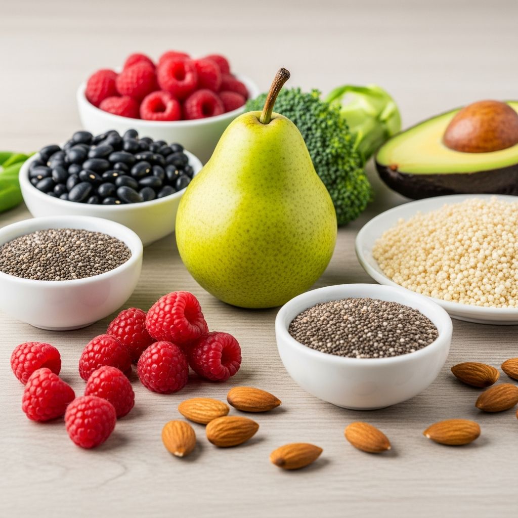 Discover nutrient-rich foods that pack more fiber than pears for optimal digestive health.