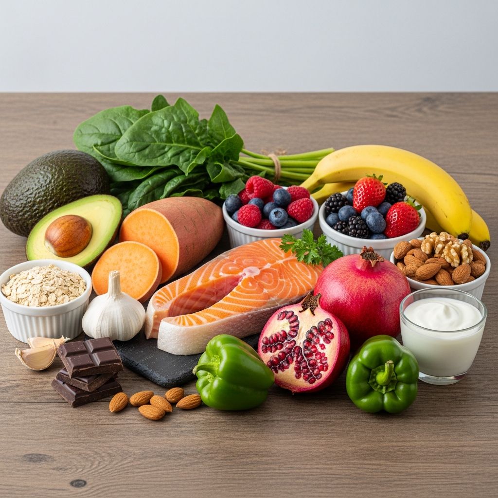 Incorporate these 13 evidence-based foods into your diet to naturally support healthy blood pressure levels and cardiovascular health.
