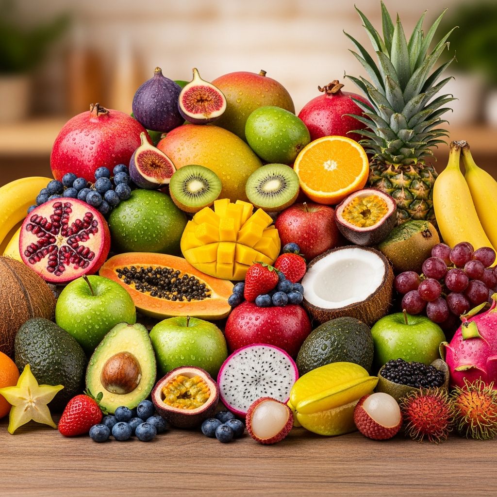 Discover 20 powerhouse fruits packed with vitamins, minerals, fiber, and antioxidants for optimal health and wellness.