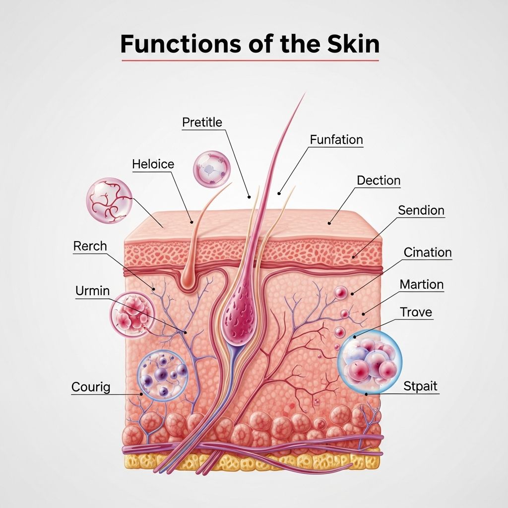 Explore the multifaceted roles of the skin as the body's largest organ, from barrier protection to immune defense and thermoregulation.