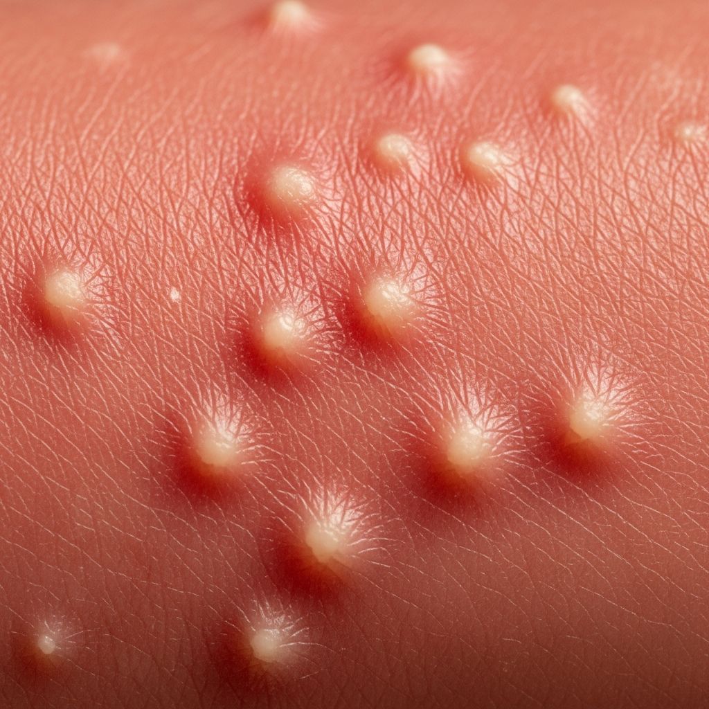 Rare severe psoriasis variant with recurrent sterile pustules, systemic inflammation, and life-threatening flares requiring urgent care.