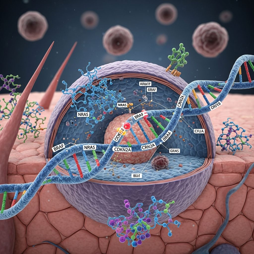 Genetics Of Melanoma: An Essential Guide To Risk And Treatment Unraveling the genetic factors behind melanoma risk, inheritance, mutations, and targeted therapies for prevention and treatment.