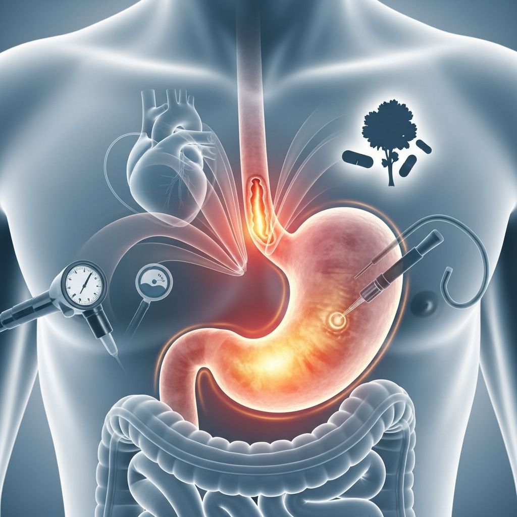 Understand gastroesophageal reflux disease (GERD): symptoms, causes, complications, diagnosis, and effective treatments for better digestive health.