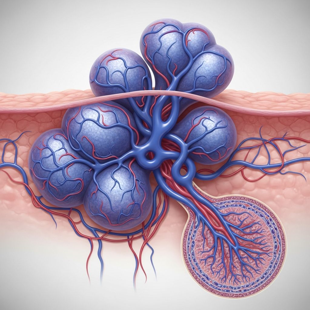 Understanding glomuvenous malformations: causes, symptoms, diagnosis, and effective treatment options for this rare vascular condition.