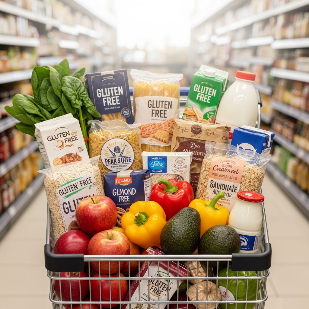 Master your gluten-free shopping with this comprehensive guide to naturally gluten-free foods and pantry essentials.