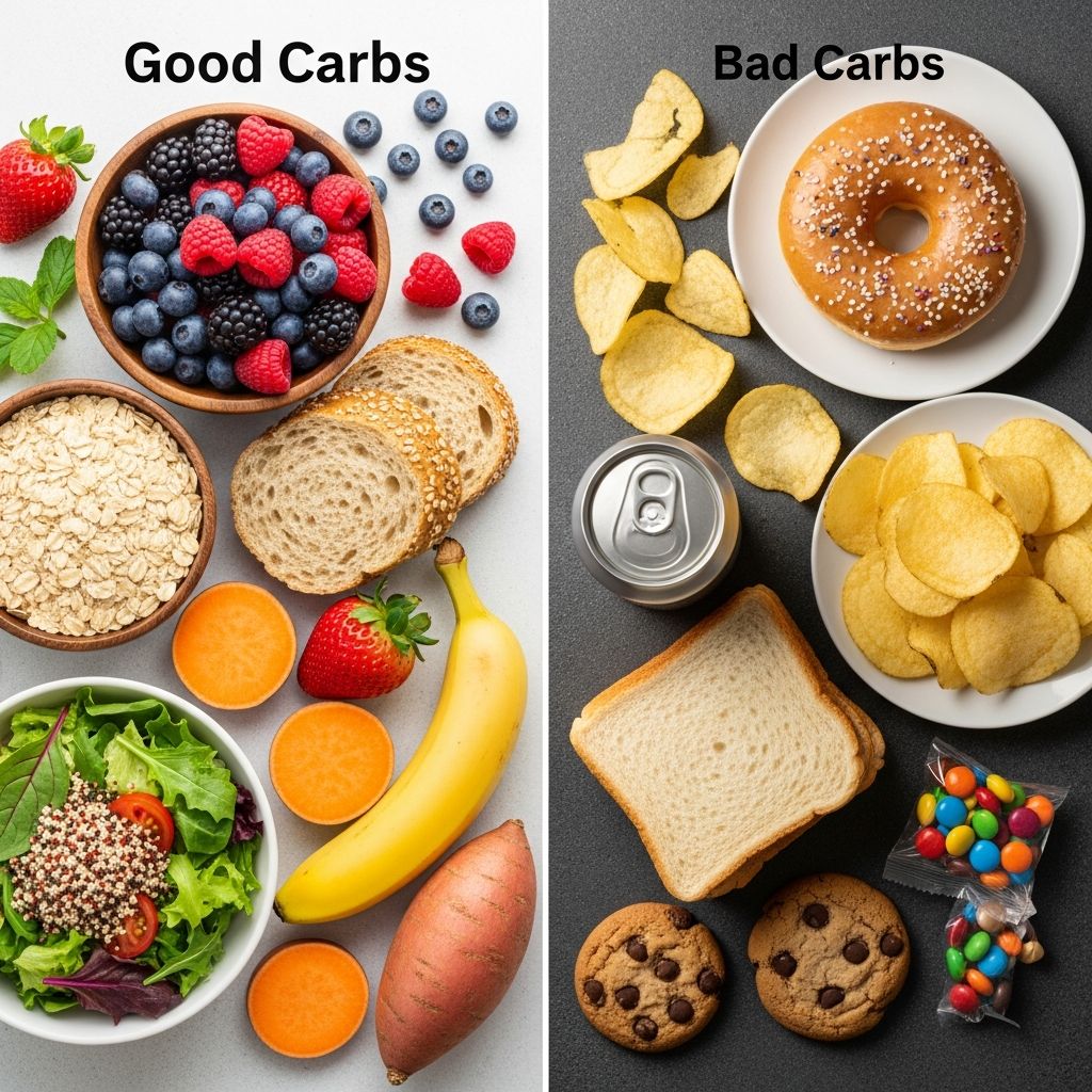 Discover the difference between good carbs and bad carbs to boost energy, manage weight, and improve your health with expert-backed choices.