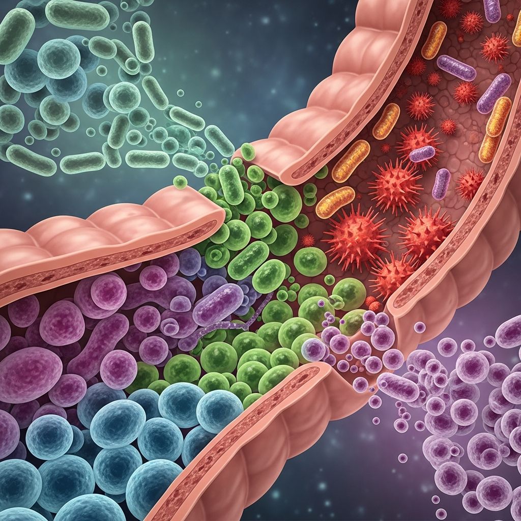 Understand gut dysbiosis: its symptoms, causes like diet and antibiotics, and effective treatments including probiotics and diet changes.