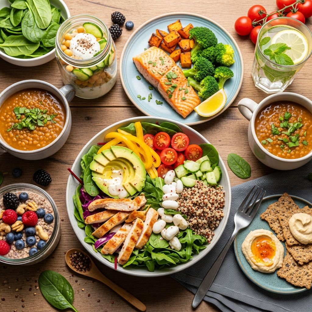 Boost your gut health and stay full with these delicious high-protein lunch recipes packed with fiber, probiotics, and prebiotics.