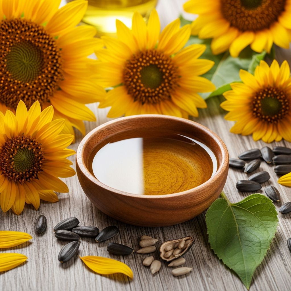 Discover the heart-healthy fats, vitamin E, and versatile uses of sunflower oil for cooking, skin care, and overall wellness.