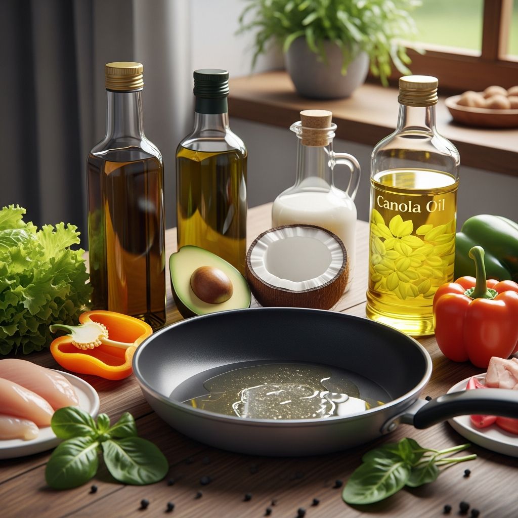 Discover the best cooking oils for high-heat frying, sautéing, and baking to boost heart health and minimize harmful compounds.