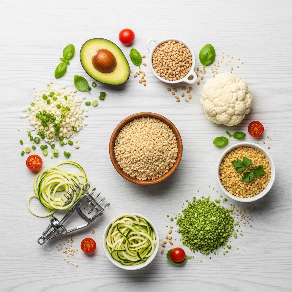 Discover the top nutrient-packed rice substitutes for better health, weight management, and diverse diets from low-carb to high-fiber options.