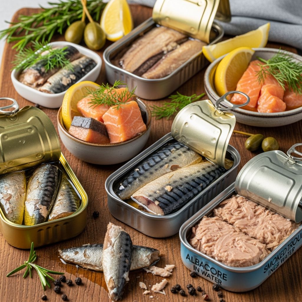 Discover the top tinned fish packed with protein, omega-3s, and essential nutrients for heart health, brain function, and more.