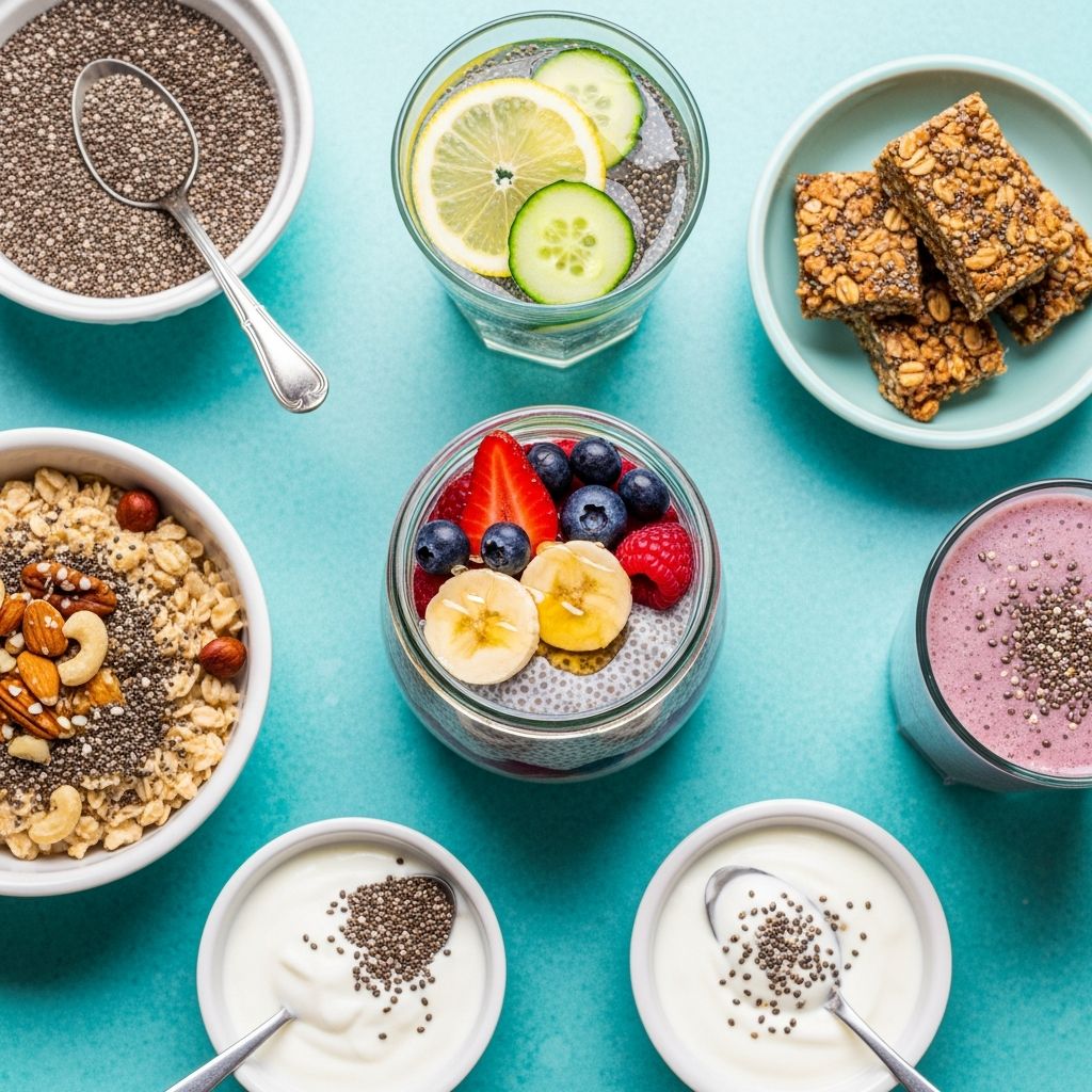 Healthiest Ways To Eat Chia Seeds: 10 Simple Recipes Unlock the full potential of chia seeds with these nutritious, easy ways to incorporate them into your daily meals for optimal health benefits.