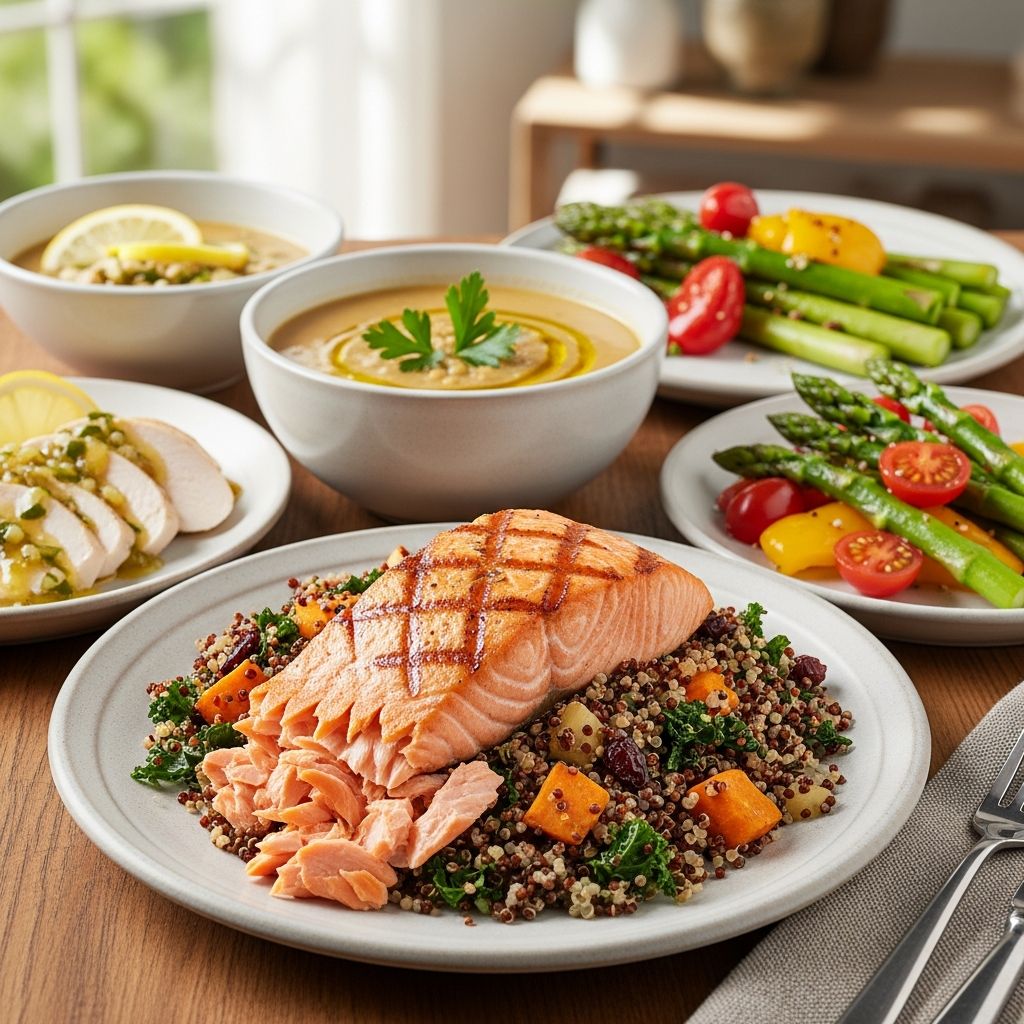Healthy Aging High-Protein Dinner Recipes Delicious high-protein dinners that support muscle maintenance, bone health and vitality for graceful aging.