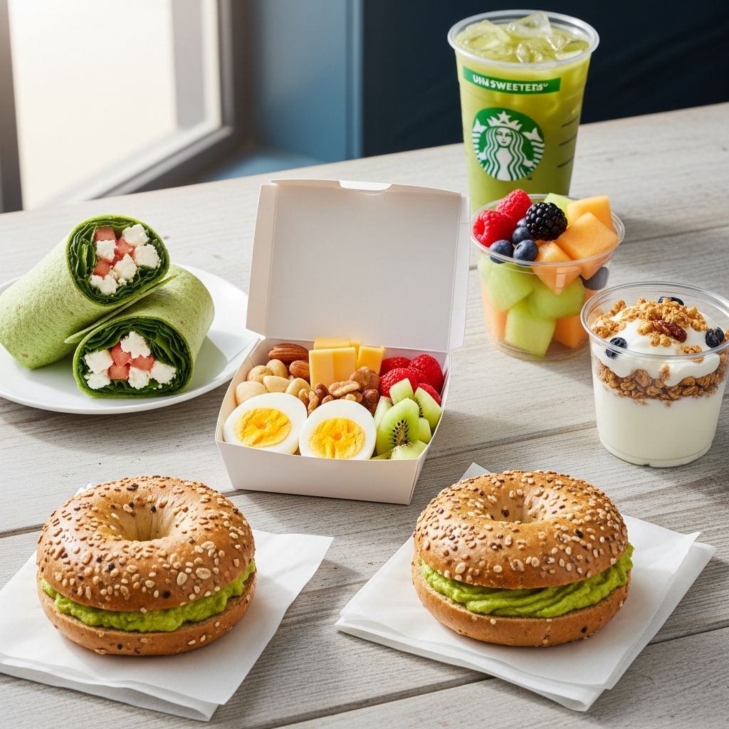 Discover the healthiest Starbucks menu items for drinks and food that balance nutrition without sacrificing flavor.