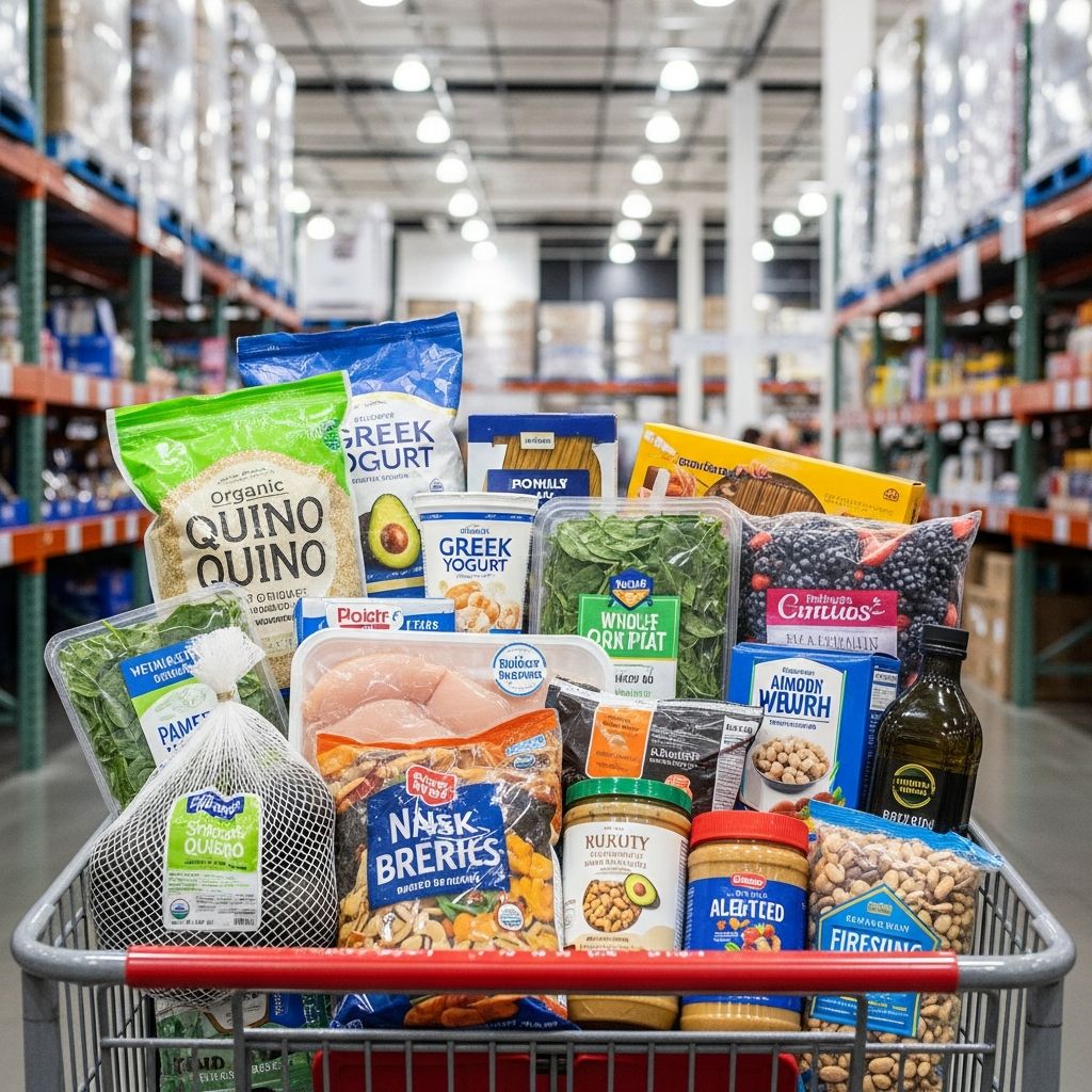 Discover the best nutritious buys at Costco for pantry staples, fresh produce, snacks, and more to build a healthy lifestyle affordably.