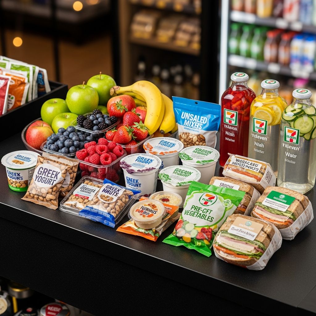 Discover the best nutritious snacks and meals at 7-Eleven for on-the-go healthy eating in 2026.