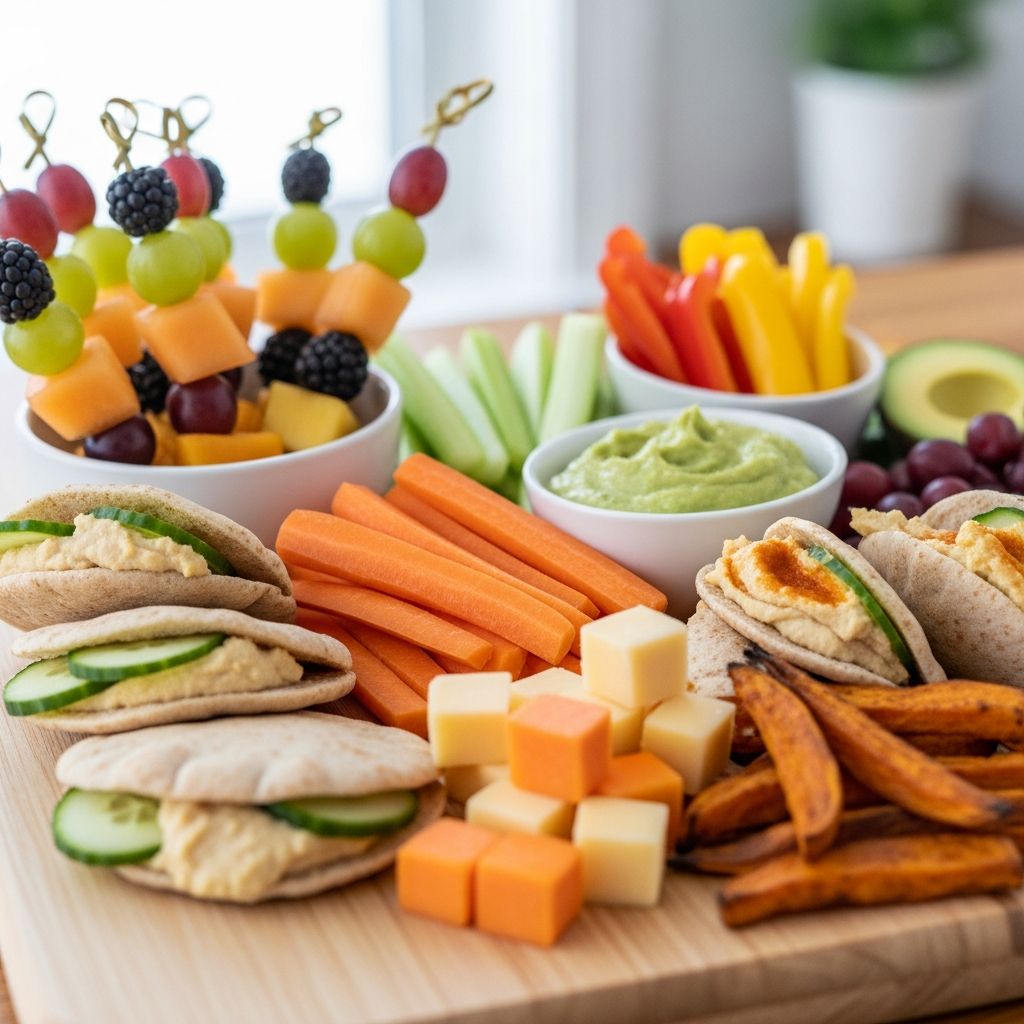 Delicious, nutritious finger foods that kids love—easy recipes for snacks, lunches, and family meals packed with wholesome ingredients.