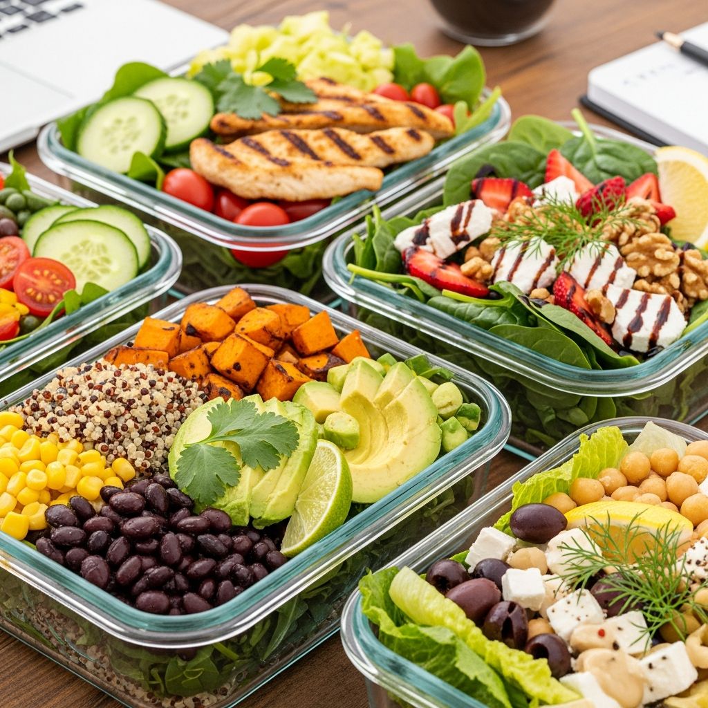 Discover 30+ nutritious, easy-to-pack salad recipes perfect for work lunches that keep you fueled and satisfied all day long.