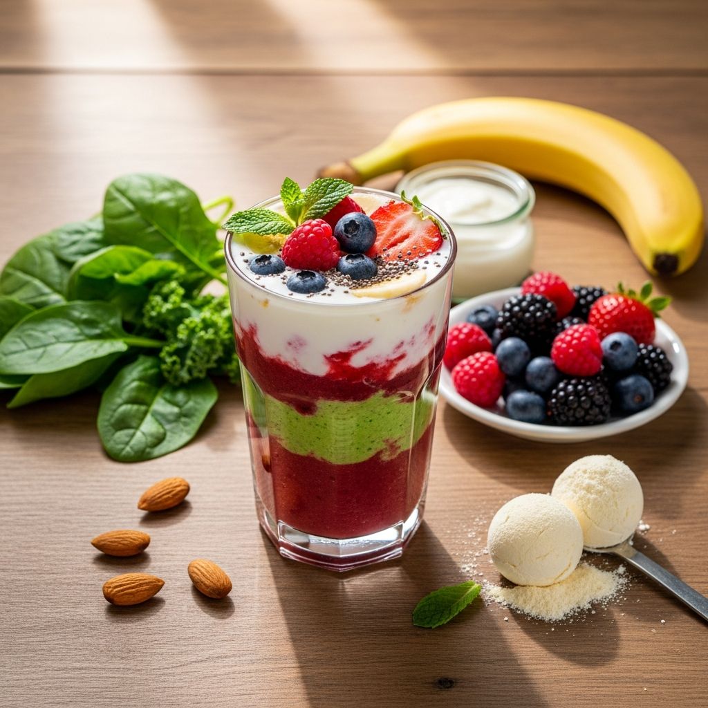 Kickstart your day with these nutritious, delicious smoothie recipes packed with fruits, veggies, and superfoods for sustained energy.