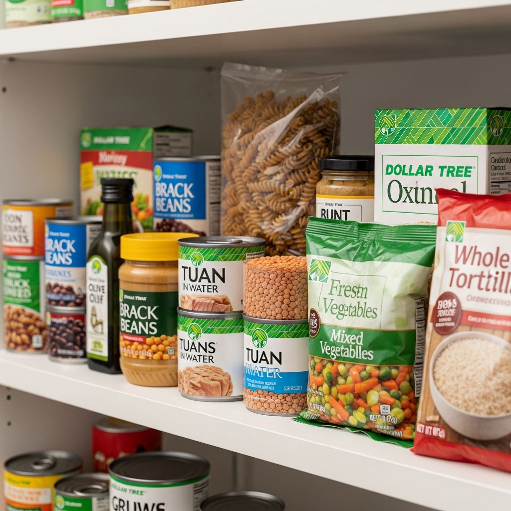 Discover budget-friendly healthy staples at Dollar Tree that stock your pantry with nutritious, versatile essentials for everyday meals.