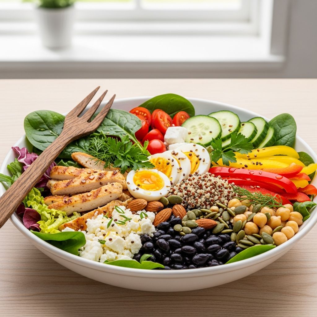Healthy Proteins to Add Power to Your Salad Discover top protein sources to transform your salads into balanced, satisfying meals.