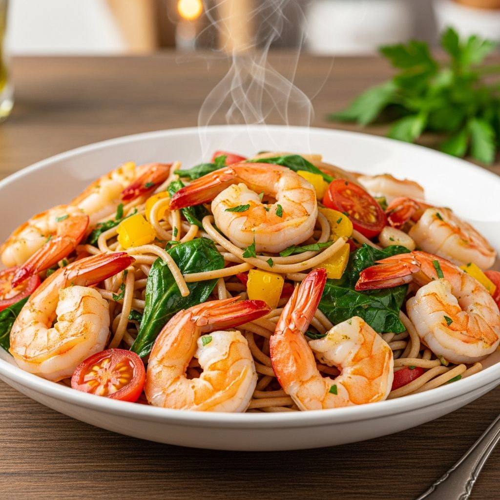 Discover 15 quick, nutritious shrimp pasta recipes ready in 30 minutes or less for easy weeknight dinners.