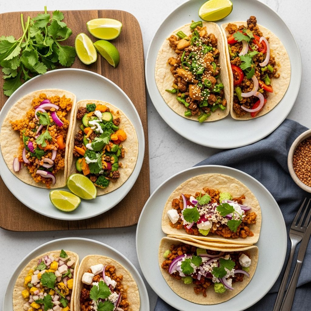 Quick, delicious, and nutritious taco recipes ready in 30 minutes or less for busy weeknights.