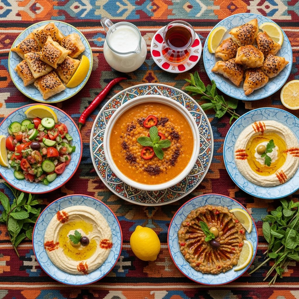 Discover 20 flavorful, nutritious Turkish dishes that bring the vibrant tastes and aromas of Istanbul's bustling markets right to your kitchen.