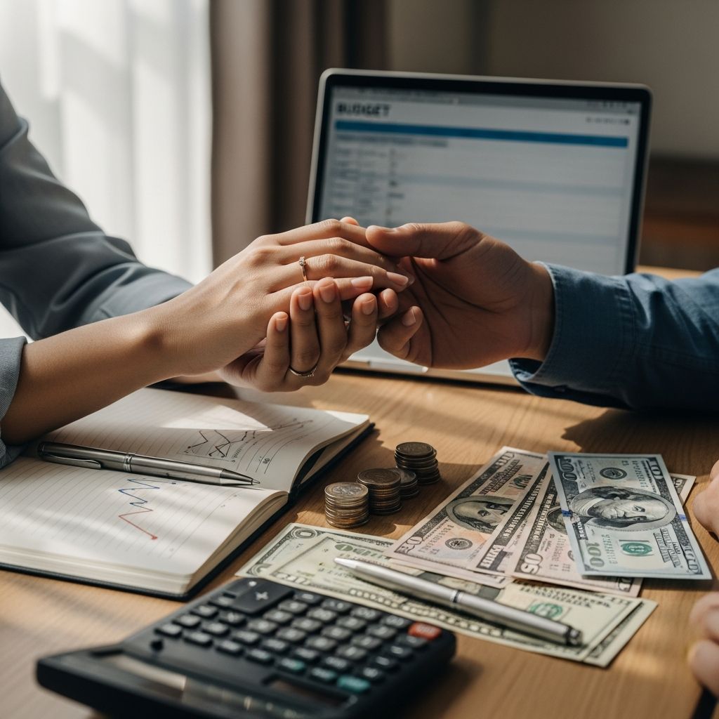 Strengthen your relationship through financial stress with expert-backed strategies for couples.