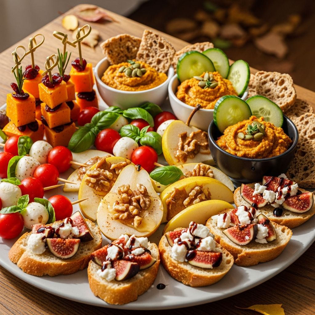 Delicious, nutrient-packed fall appetizers that support heart health with seasonal ingredients like pumpkin, apples and cranberries.