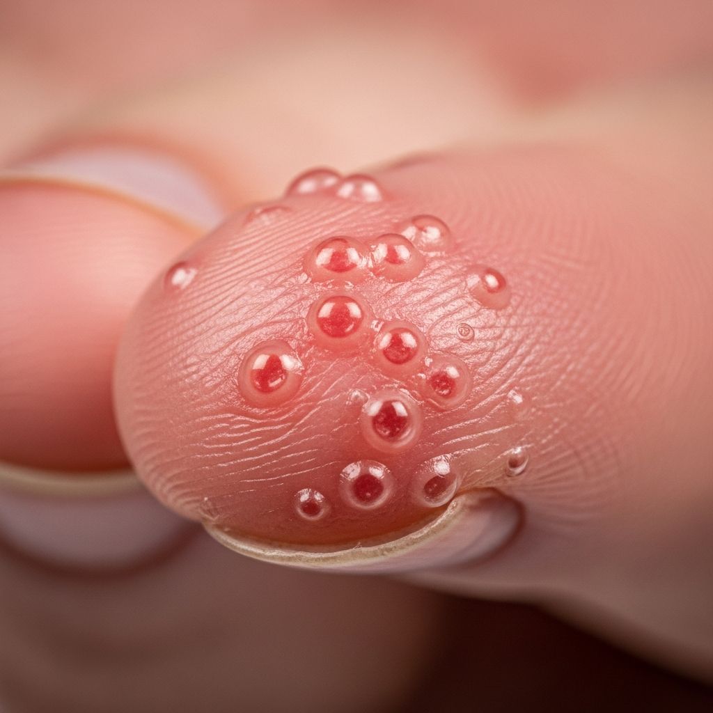 Herpetic Whitlow: Comprehensive Guide To Symptoms, Treatment Painful viral finger infection caused by herpes simplex: symptoms, causes, diagnosis, treatment, and prevention strategies.