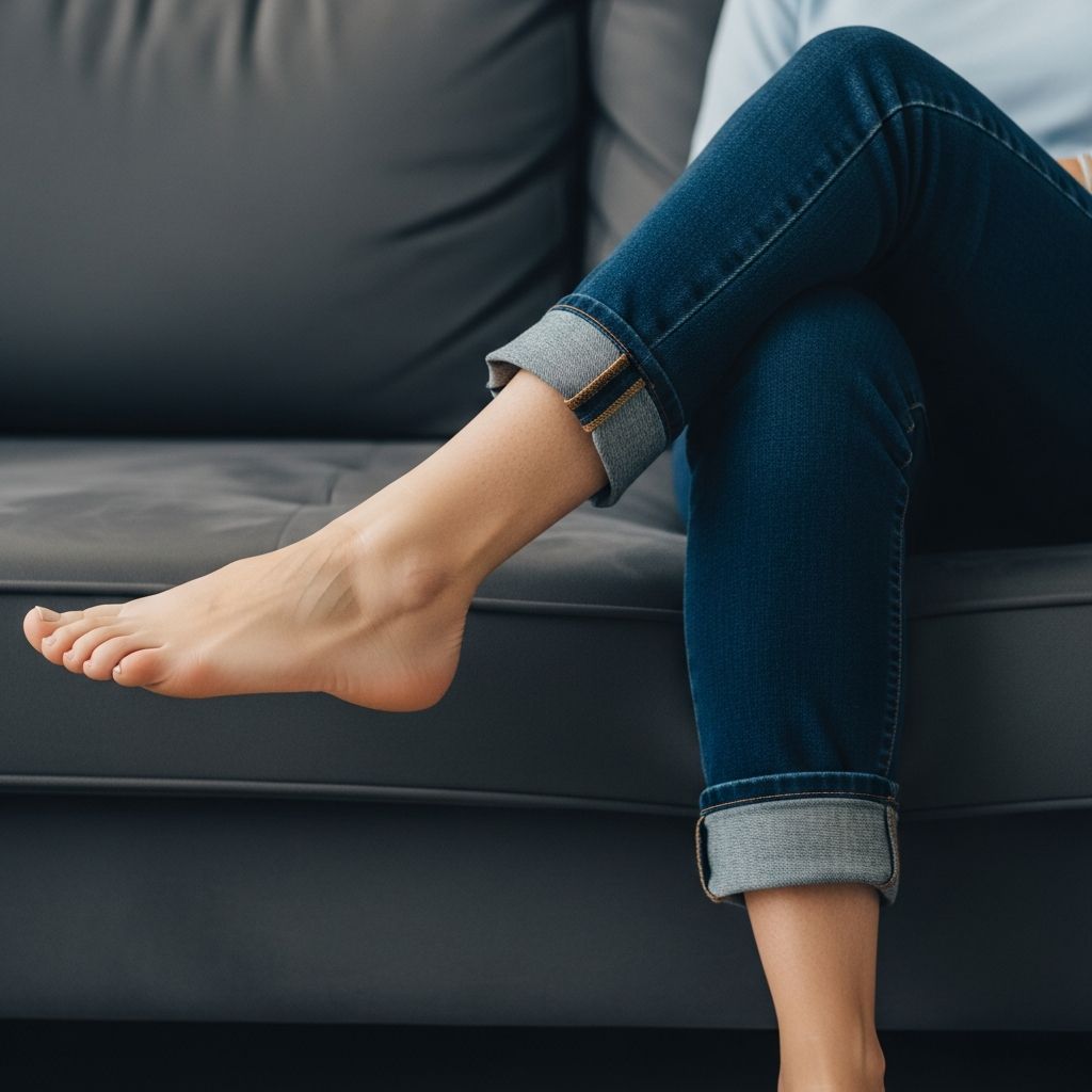 Recognize leg pain, numbness, and cramping as potential warning signs of high cholesterol and peripheral artery disease.