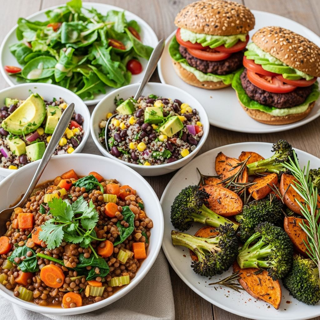 Delicious vegetarian dinners packed with at least 6g fiber per serving to help balance blood sugar and support diabetes management.