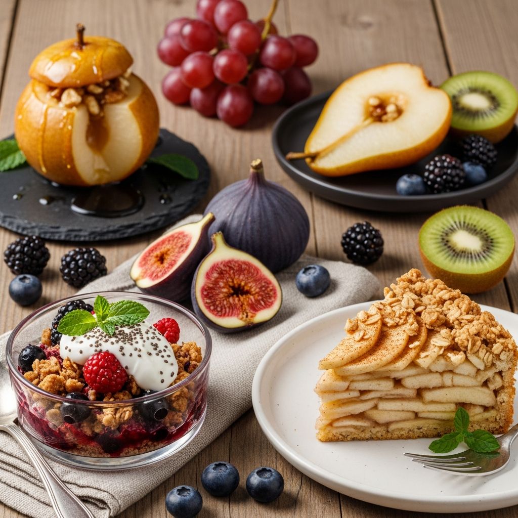 Delicious high-fiber fruit desserts that satisfy sweet cravings while boosting gut health and digestion.