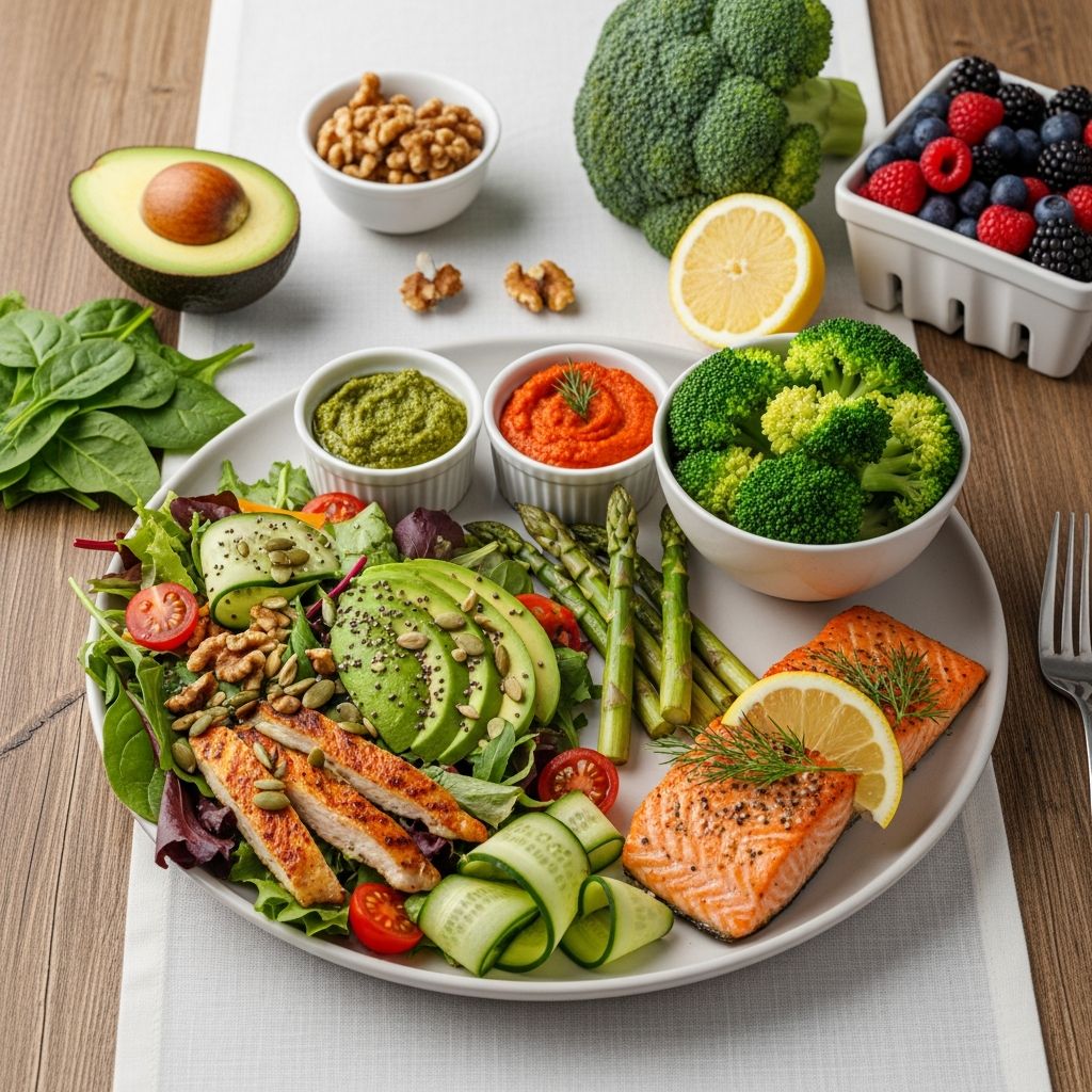 Delicious high-fiber, low-carb recipes to support digestion, blood sugar control and sustained energy.