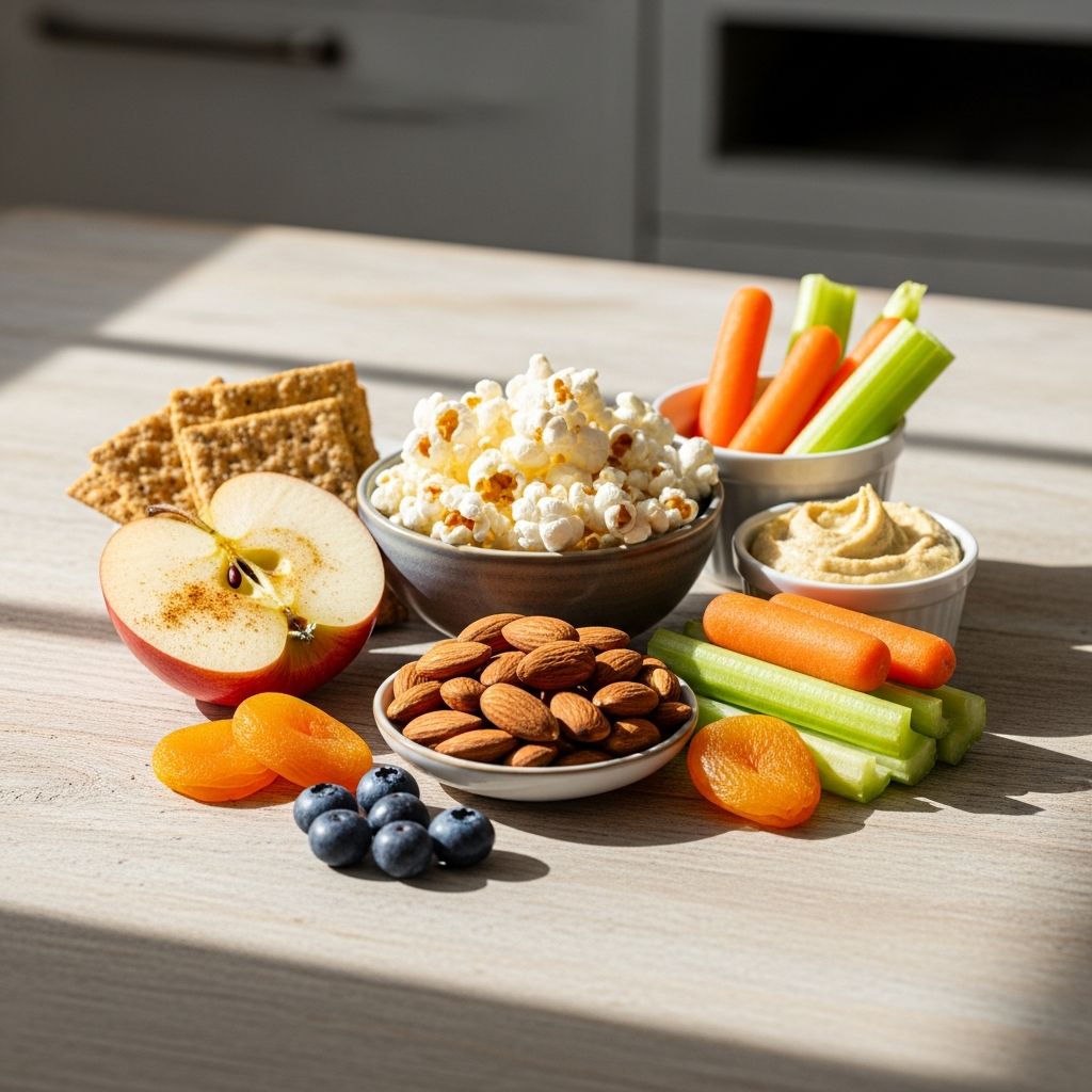 Discover 25 satisfying high-fiber, low-sodium snacks to support heart health, digestion, and steady energy throughout your day.