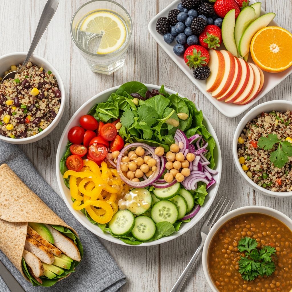 Delicious high-fiber lunch recipes with no added sugar, crafted for diabetes management and blood sugar control.