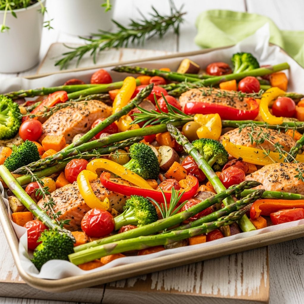 Discover 7 delicious high-fiber sheet-pan dinners perfect for spring, packed with seasonal veggies for easy weeknight meals and better digestion.