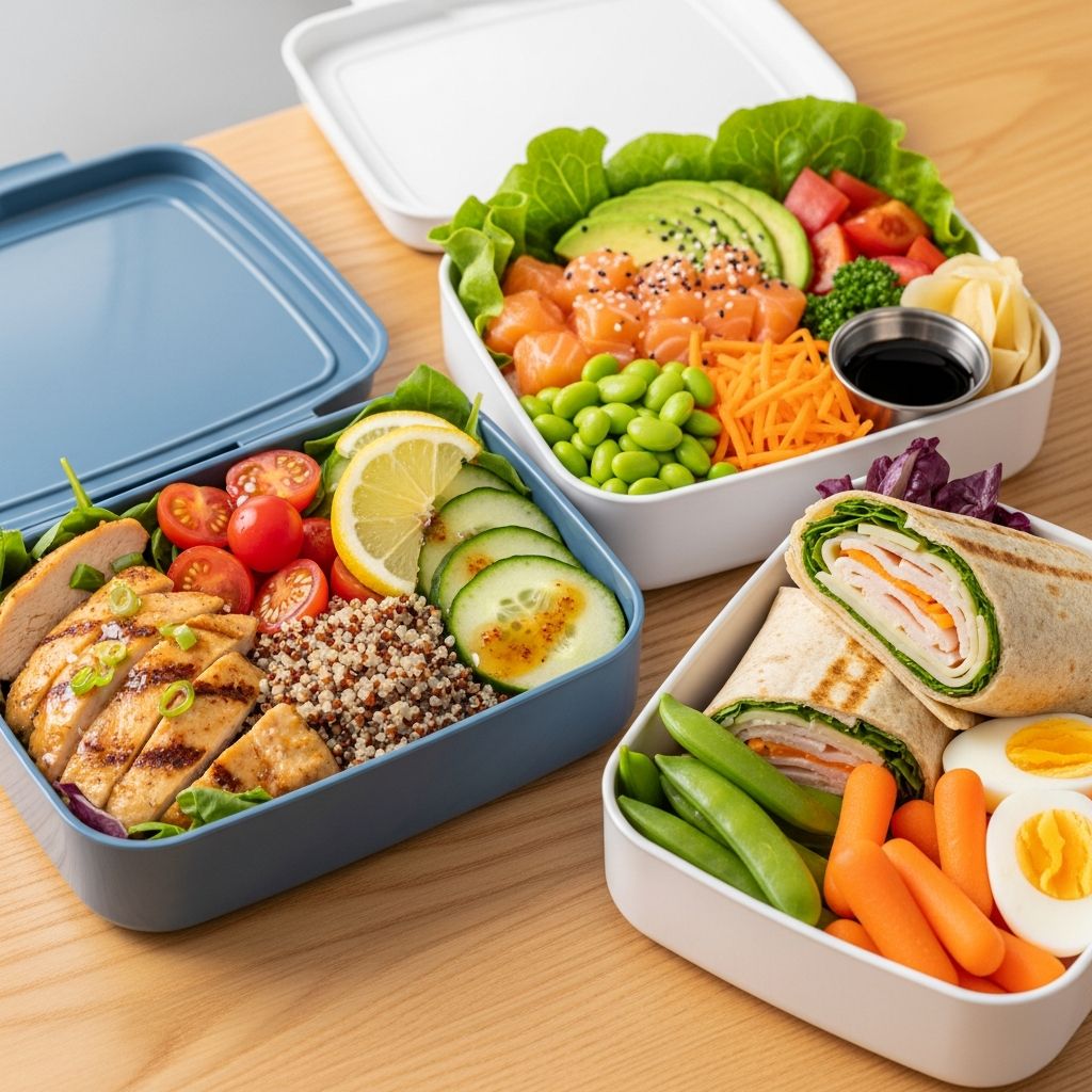 Discover quick, delicious high-protein lunches ready in 15 minutes to fuel your busy day with satisfaction and nutrition.