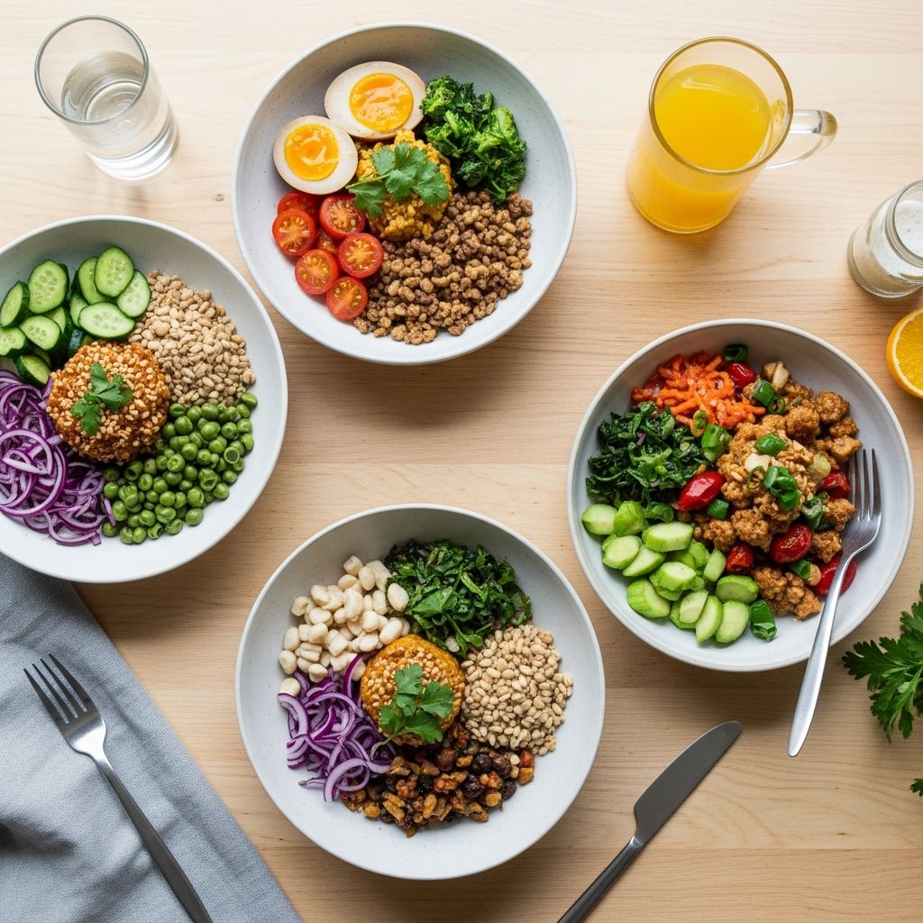 Quick, nutritious lunches packed with 15+ grams of protein, ready in just 5 minutes for busy days.