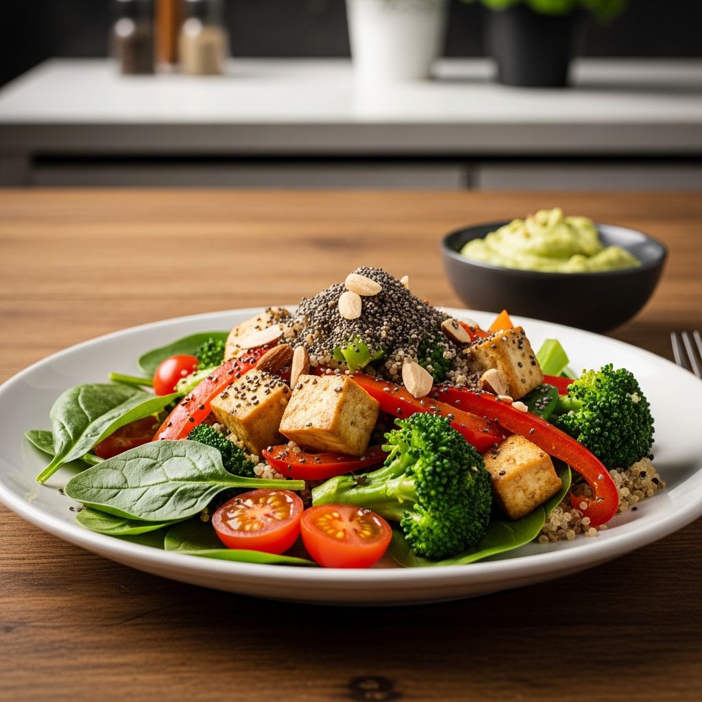 Discover 30 delicious vegetarian dinners packed with protein and anti-inflammatory ingredients to support your health and wellness goals.