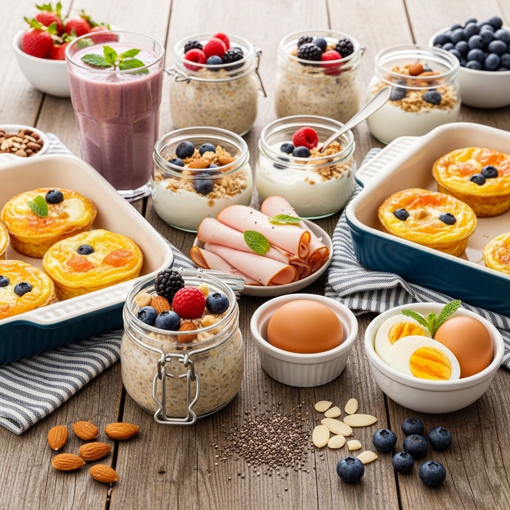 Boost your mornings with 30+ make-ahead high-protein breakfasts that keep you full and energized all day long.