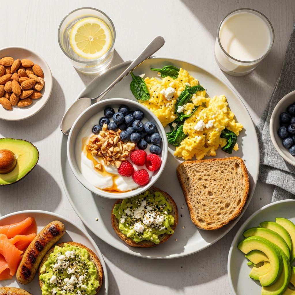 Delicious high-protein breakfast recipes designed to stabilize blood sugar and keep you energized all morning long.