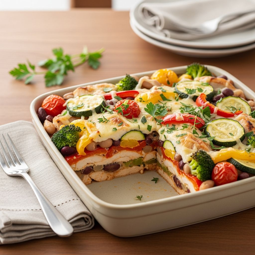 Delicious high-protein casseroles designed for diabetes management, packed with flavor and nutrition for satisfying dinners.